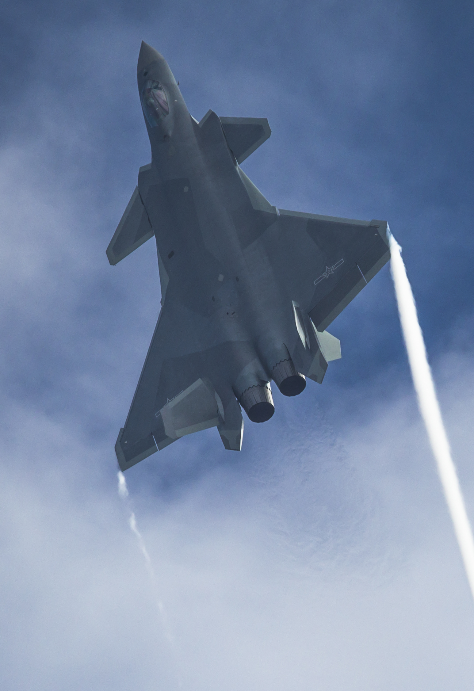 特大号外李宁跨界联名j20隐形战斗机