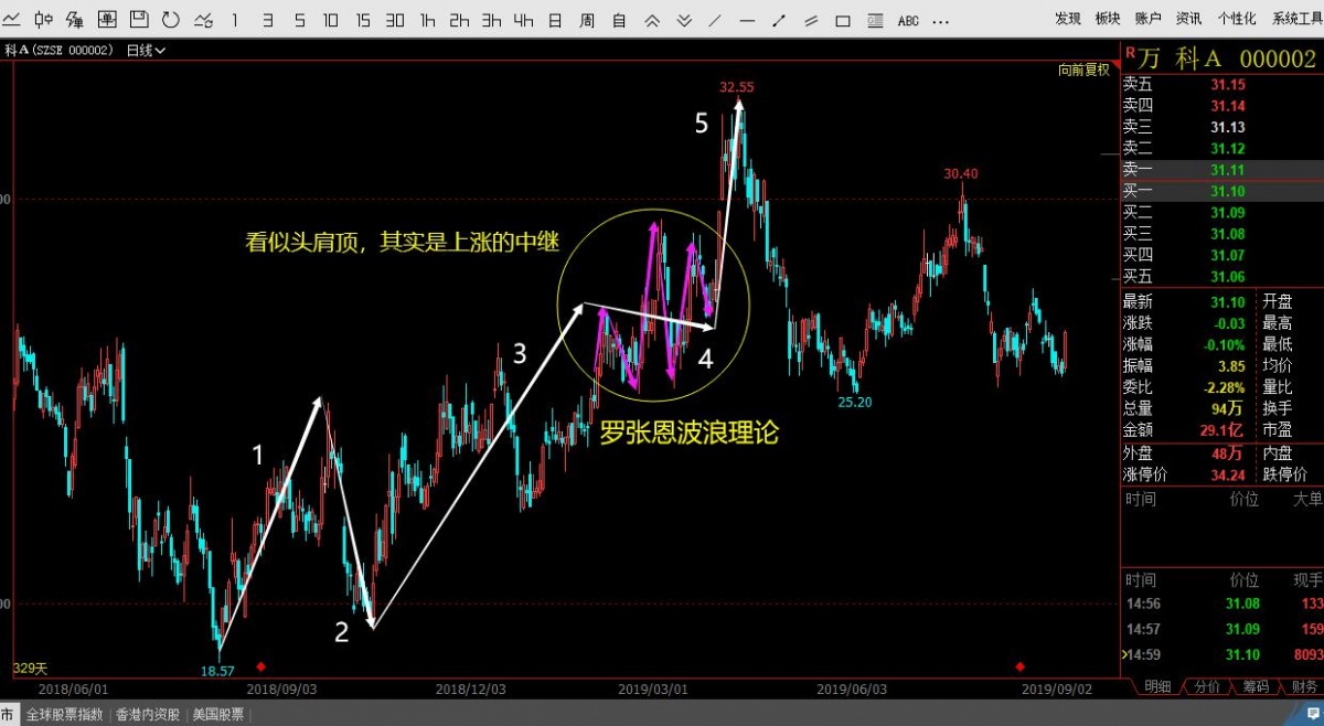 高手都不愿外传的绝招波浪理论形态实战技法用顶底形态找拐点