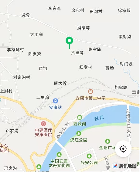 汉滨区乡镇分布图图片