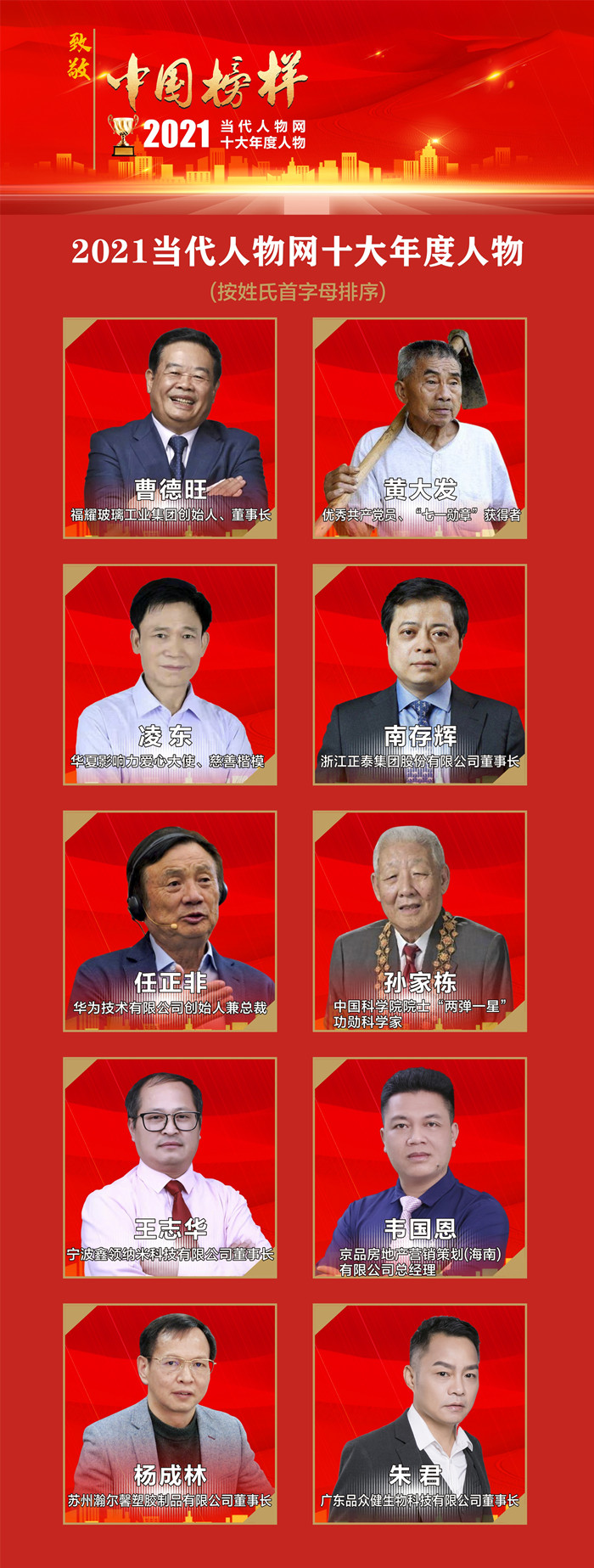 当代英雄人物2021图片