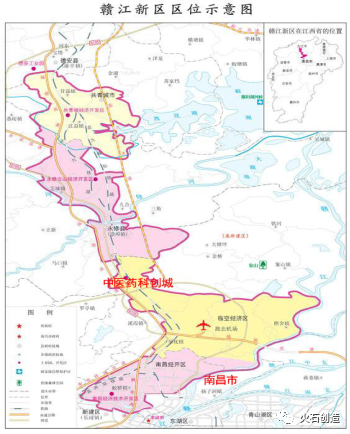 距主城區22公里,距昌北國際機場6公里,昌九高速,昌九大道,贛新大道等