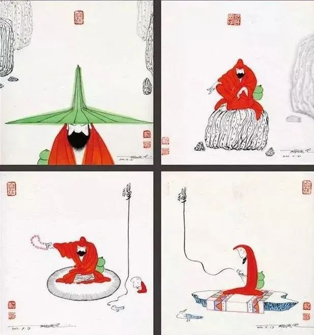 《老子说》3,巨幅作品现场打卡机会,蔡志忠老师首幅巨幅作品面世,你将