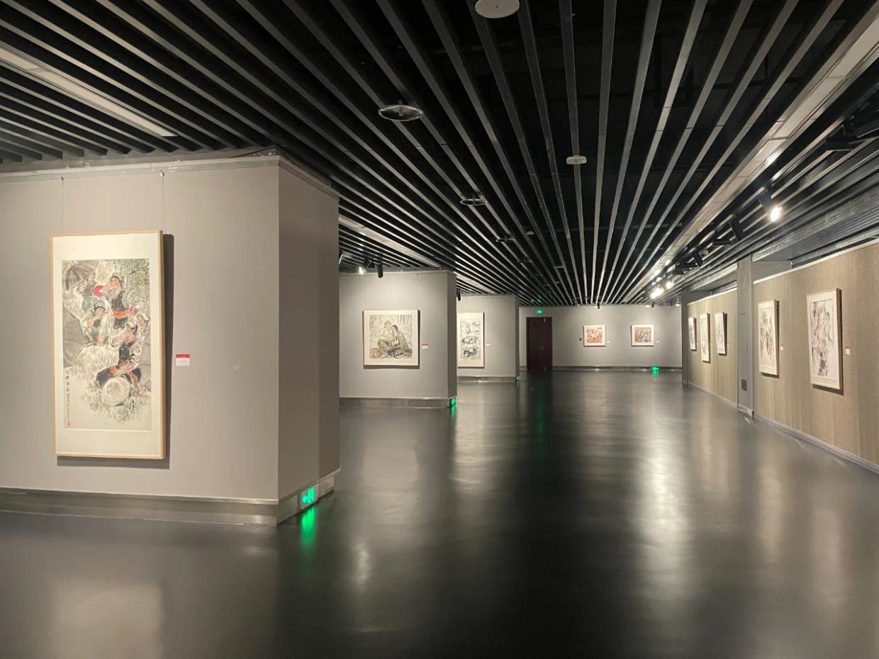 盟员画家周志义先生中国画作品展在青海美术馆开幕_中金在线财经号
