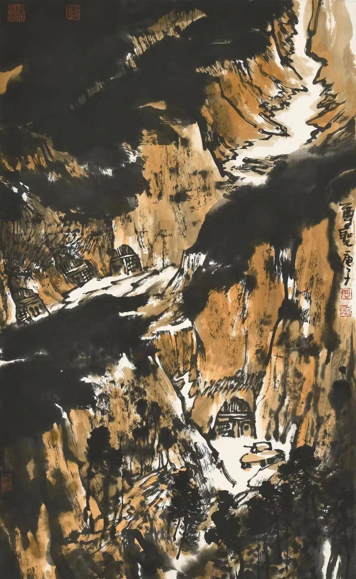 周尊圣 | 西北山水研究——黄土坡
