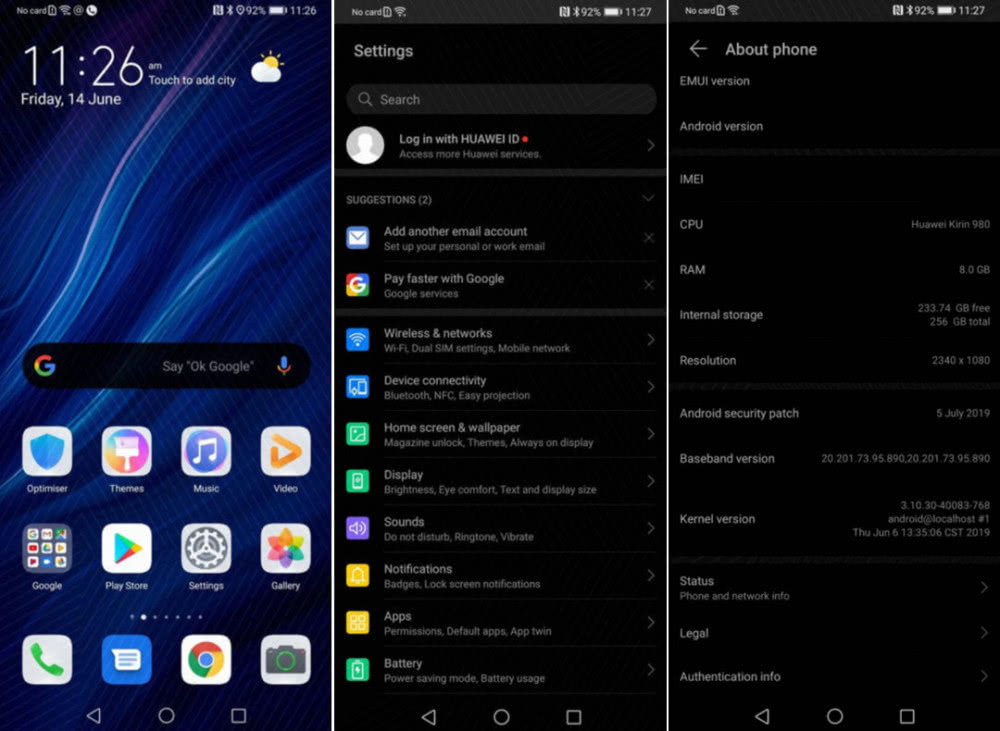 华为emui10即将发布基于安卓qmate30或首发