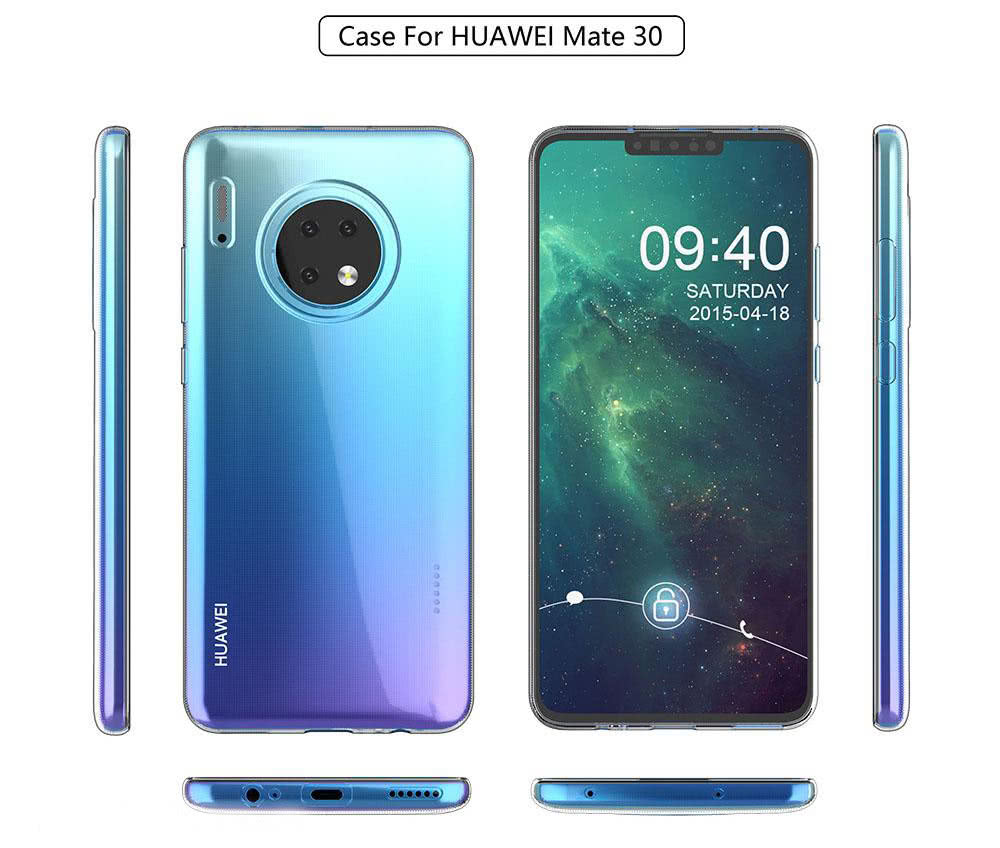 與mate 20系列不同的是,mate 30和mate 30 pro都將採用oled劉海屏