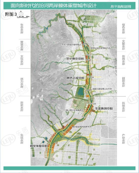 太原汾河两岸整体重塑城市设计规划出炉20182035年