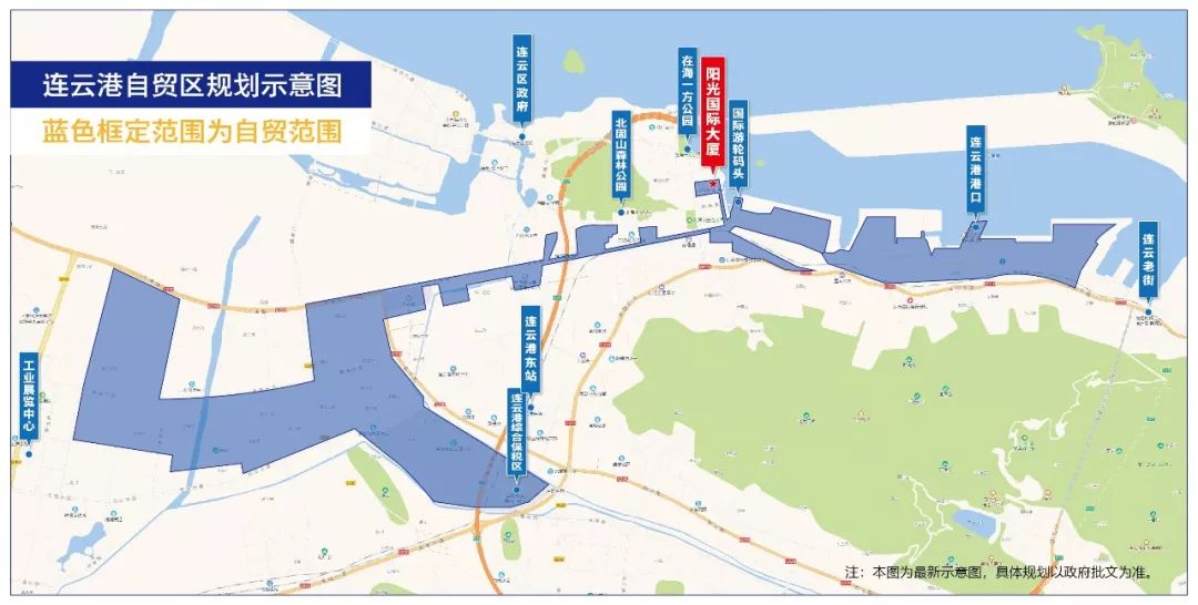 自贸区内商务引擎,连云港cbd核芯席位稀缺难再有!