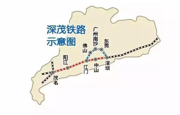 新进展最快250kmh新建7个车站深茂铁路深江段5年后完工