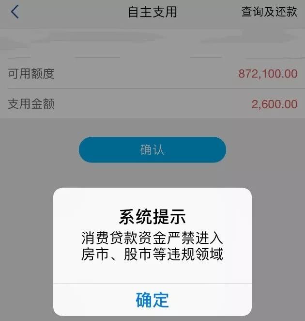 為了湊夠六成的首付款,去銀行辦理了消費貸,信用額度有50萬元