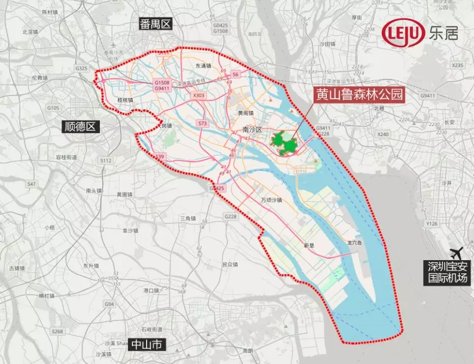 定了打造大灣區觀景第一峰南沙黃山魯森林公園規劃公示