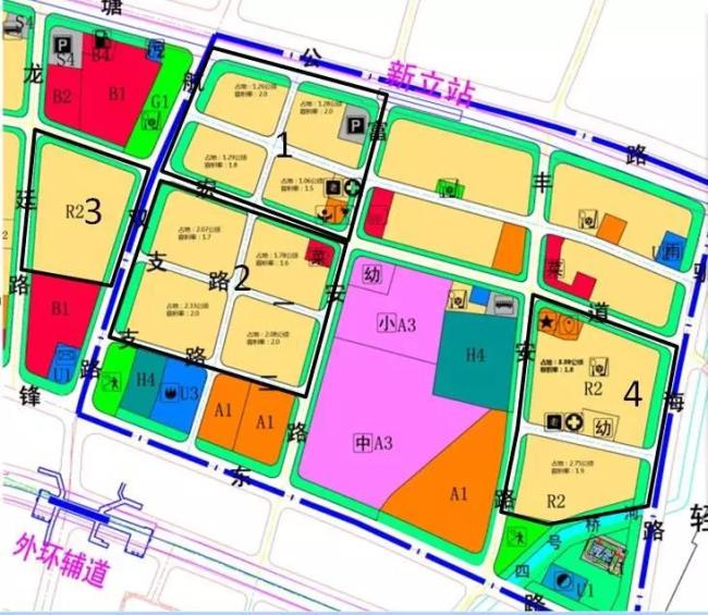 天津新立新市镇规划图图片