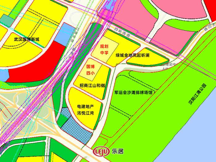 武汉汉阳国博CBD规划图片