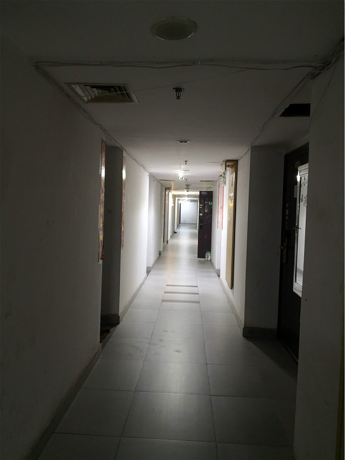 藏身市中心老旧公寓楼