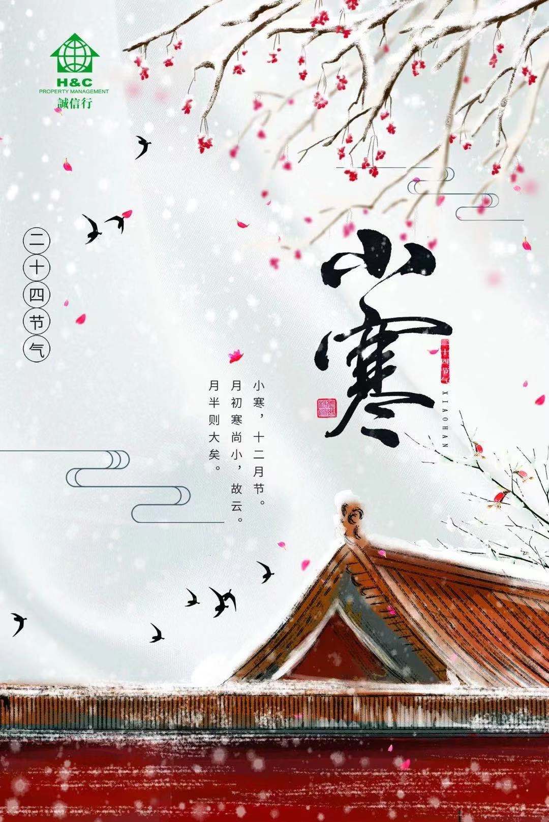 票选岁暮天寒2020小寒房企官宣海报大赏