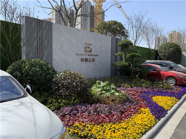 凤栖云筑售楼处停车场实景