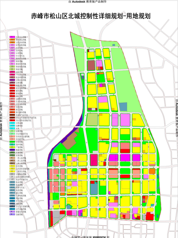 赤峰市中心城区规划图图片