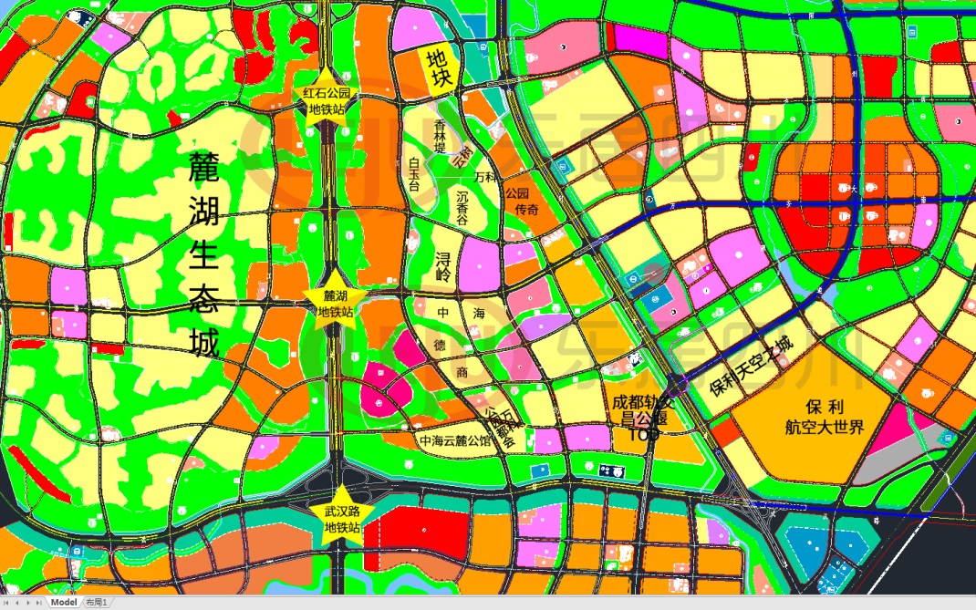 112545元㎡卓越拿下麓湖约48亩优质地块