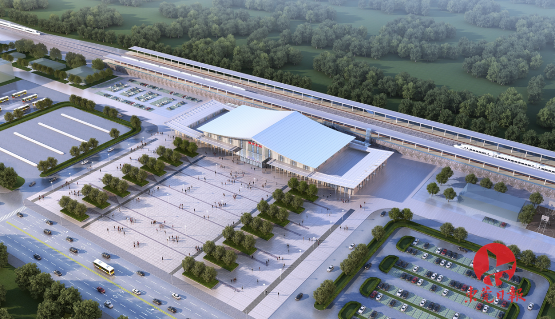最新进展赣深高铁塘厦站站房即将开建效果图曝光
