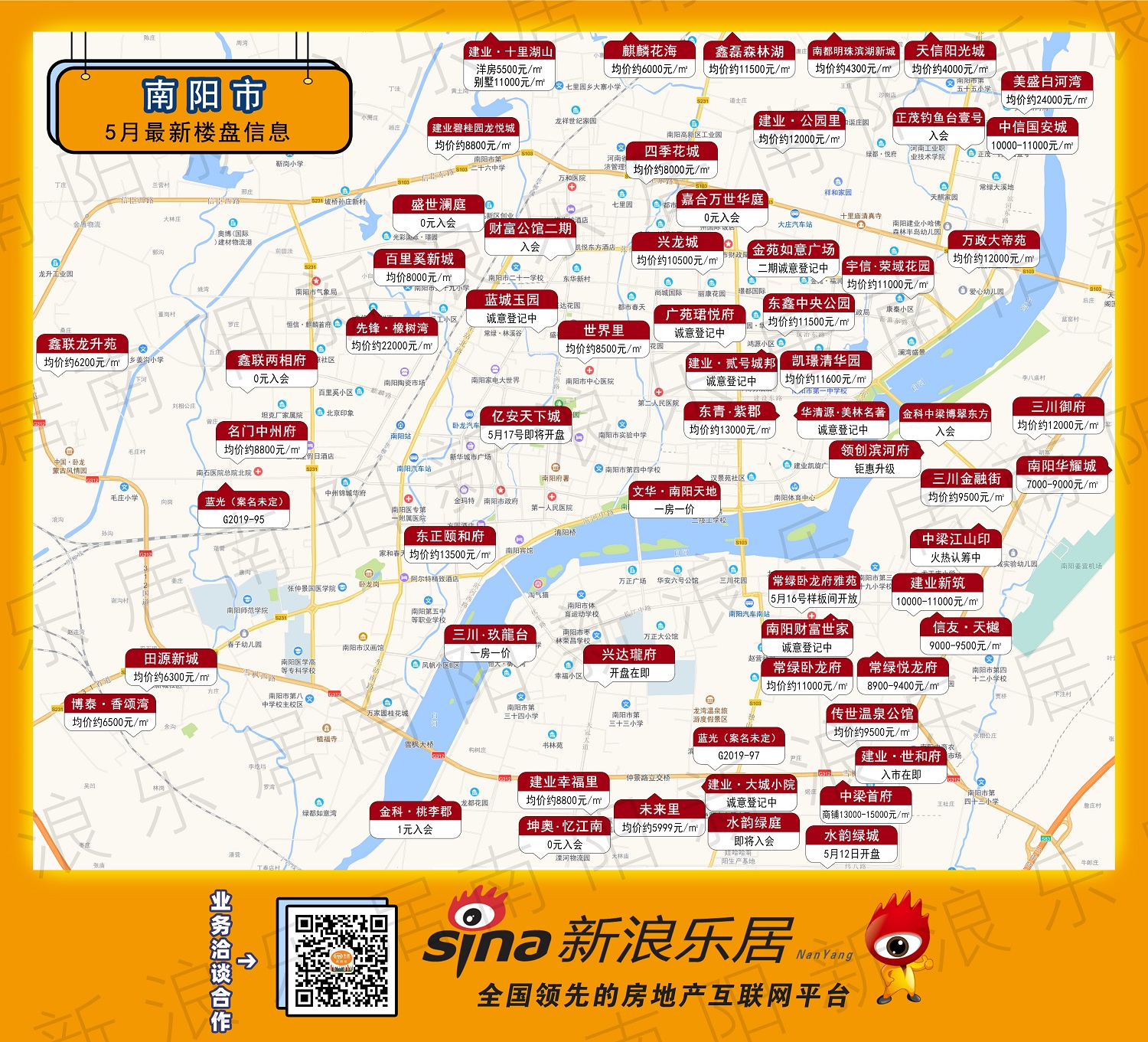 南阳最新房价地图来啦快来瞧瞧吧