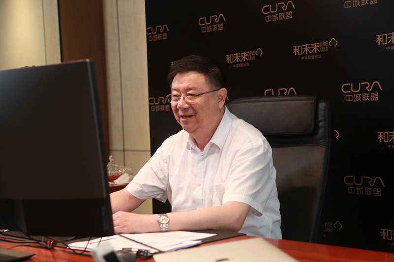 金地集团董事长 凌克69696月12日,金地集团董事长凌克在中城联盟