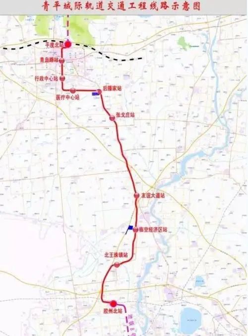 即墨地铁15号线规划图图片