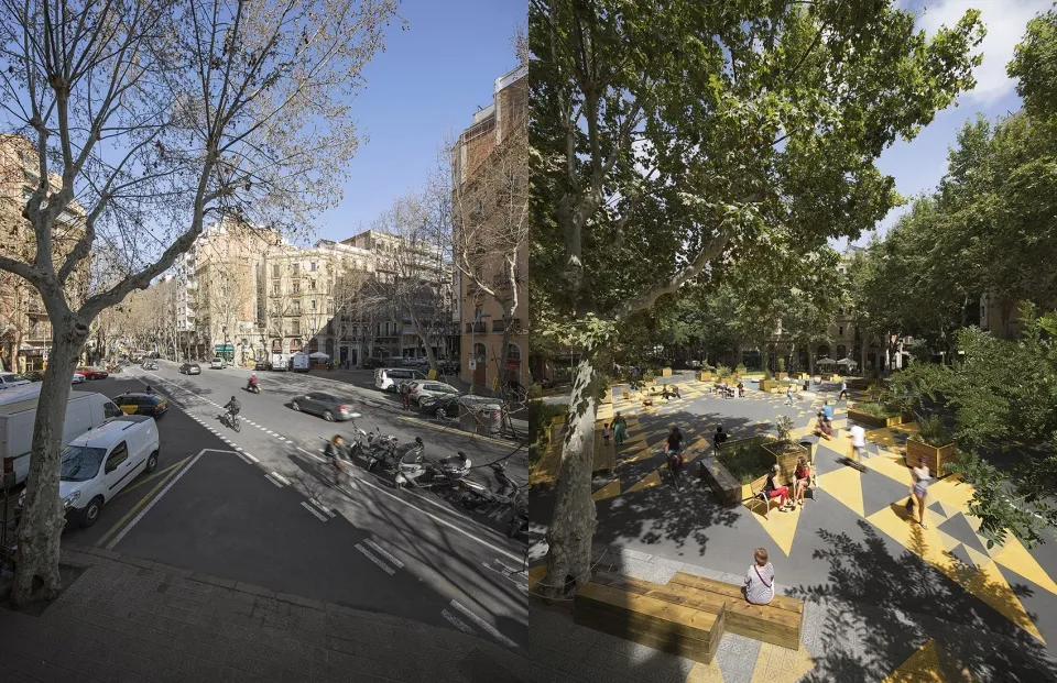 摆摊之后的街道空间设计