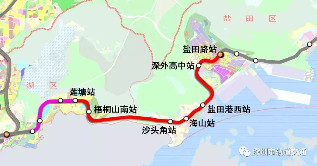 2020年深圳4条地铁开通光明盐田平湖观澜终于通地铁了