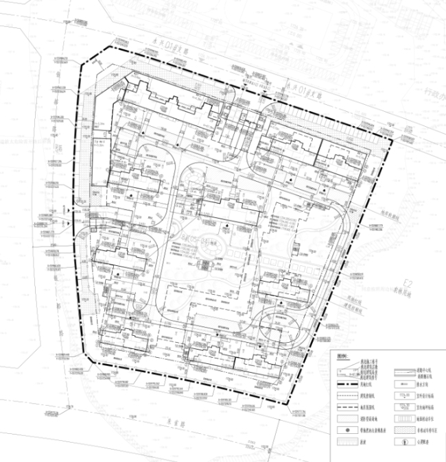 蘭州碧桂園g19128地塊住宅小區項目總平面圖公示