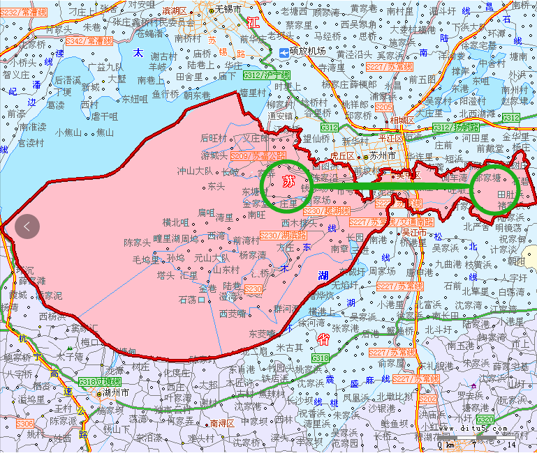 吴中区各镇行政区划图图片