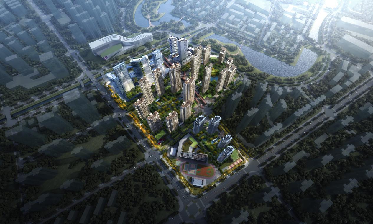 以城市地标焕新城市未来 聚势四新方岛繁华一座城市