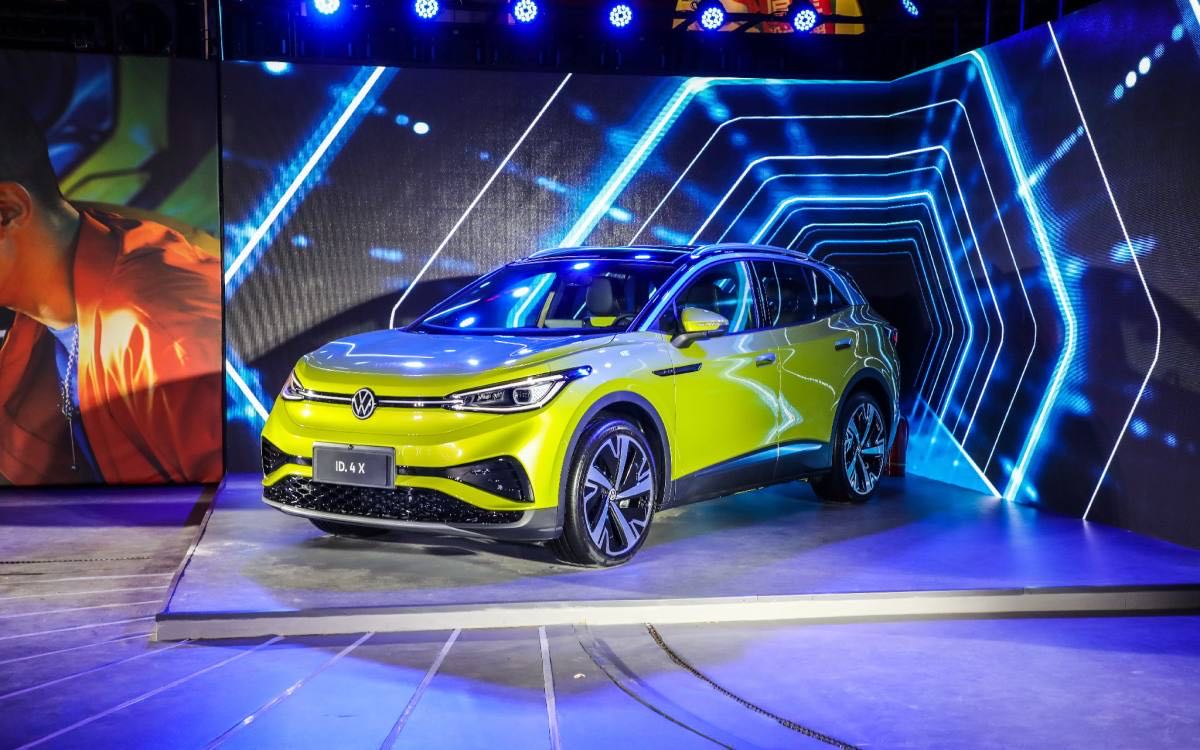 大众meb纯电动车花落两家上汽大众为产品命名光荷4x