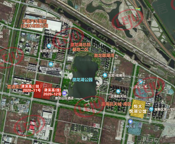 位于滨海高新区渤龙湖科技园,近邻渤龙湖公园