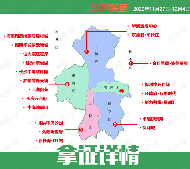 拿證速遞長沙12月首周20盤獲證放量毛坯佔比佔7成單價8字起