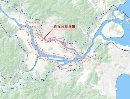 6969两江四岸沿线具体指闽侯荆溪二桥至青洲大桥的闽江,乌龙江