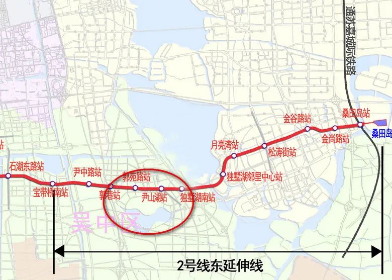 苏州尹山湖地铁规划图片