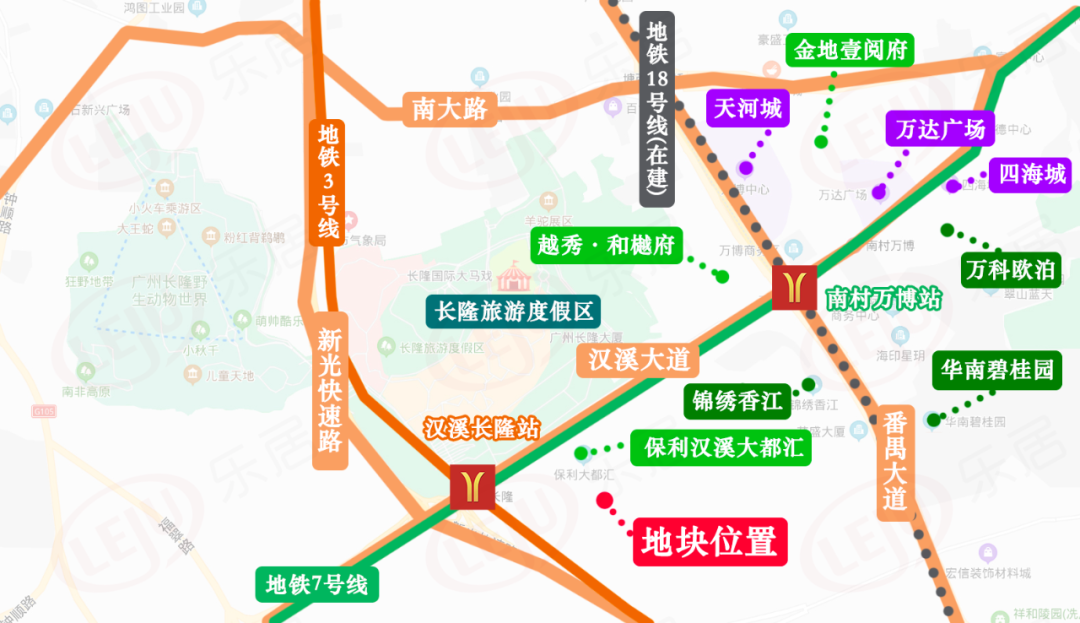 还有即将随着18号线的开通,而升级双地铁的南村万博站