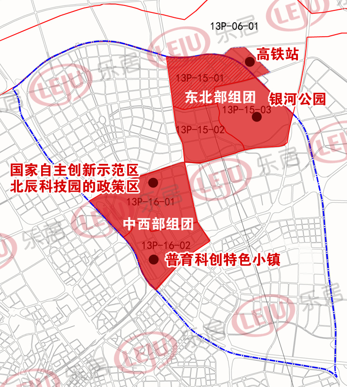 天津北辰区规划图高清图片