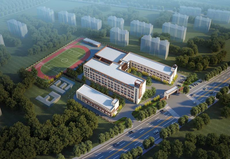 傅家中学效果图