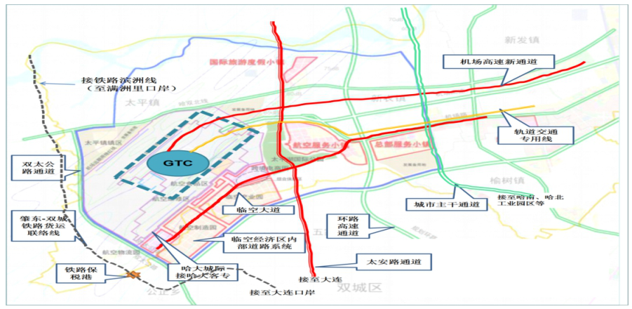 哈尔滨临空经济区进入开发阶段