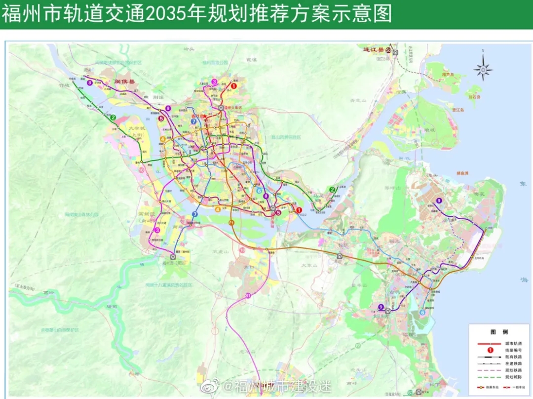 城市配套地铁3号线走势再曝光终于福州西站附沿线楼盘地图