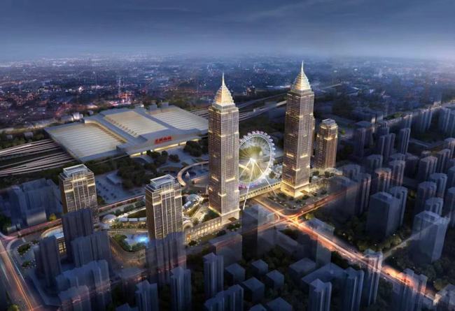 新品入市318米双子塔为西北再添一高