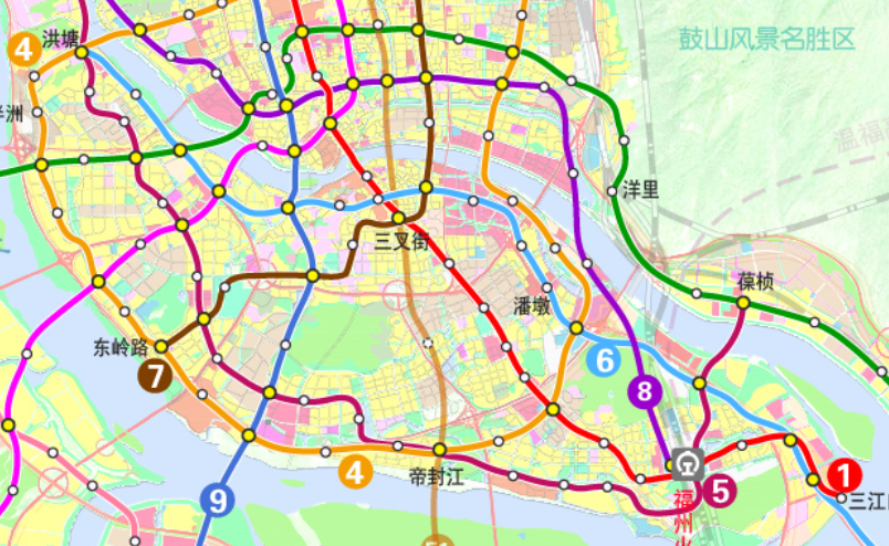 福州地铁11号线规划图图片