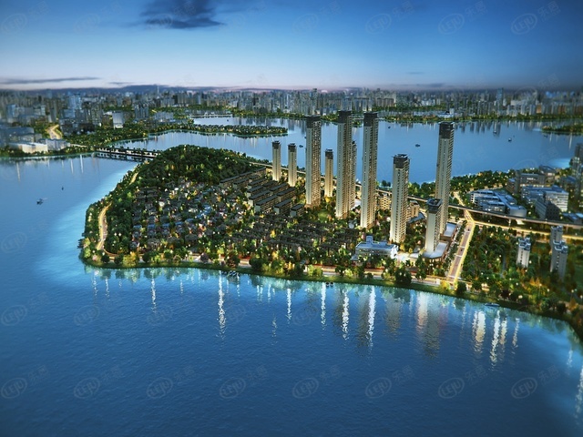 好住丨汤逊湖一线湖景房!134㎡多功能四房,南北通透双阳台