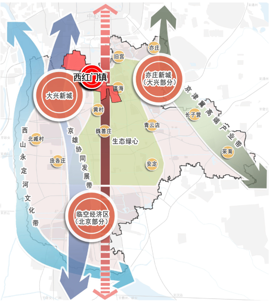 大兴西红门规划公示:规范房屋出租,建立八横十纵干线道路体系_中金