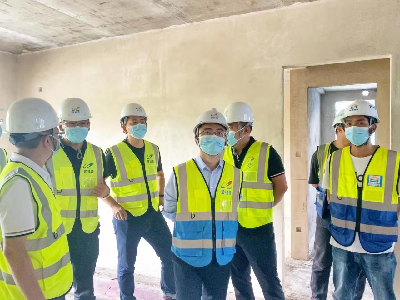 69碧桂园云南区域总裁李春秋多次带队至项目一线检查