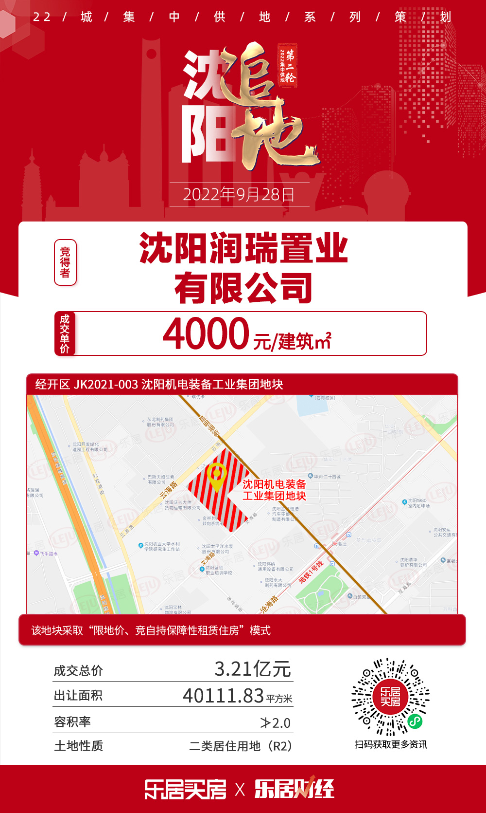 沈阳2022年第二轮集中土拍结果出炉!10宗地块成交入市_中金在线财经号
