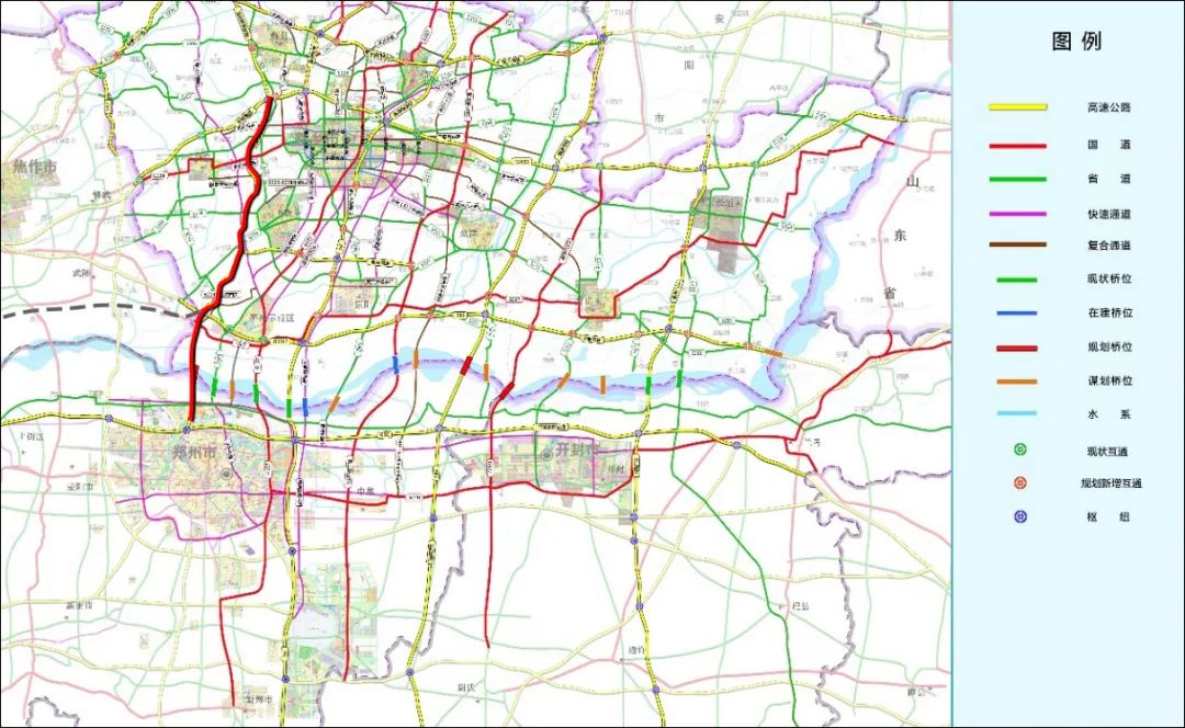 郑州新乡高速规划图图片