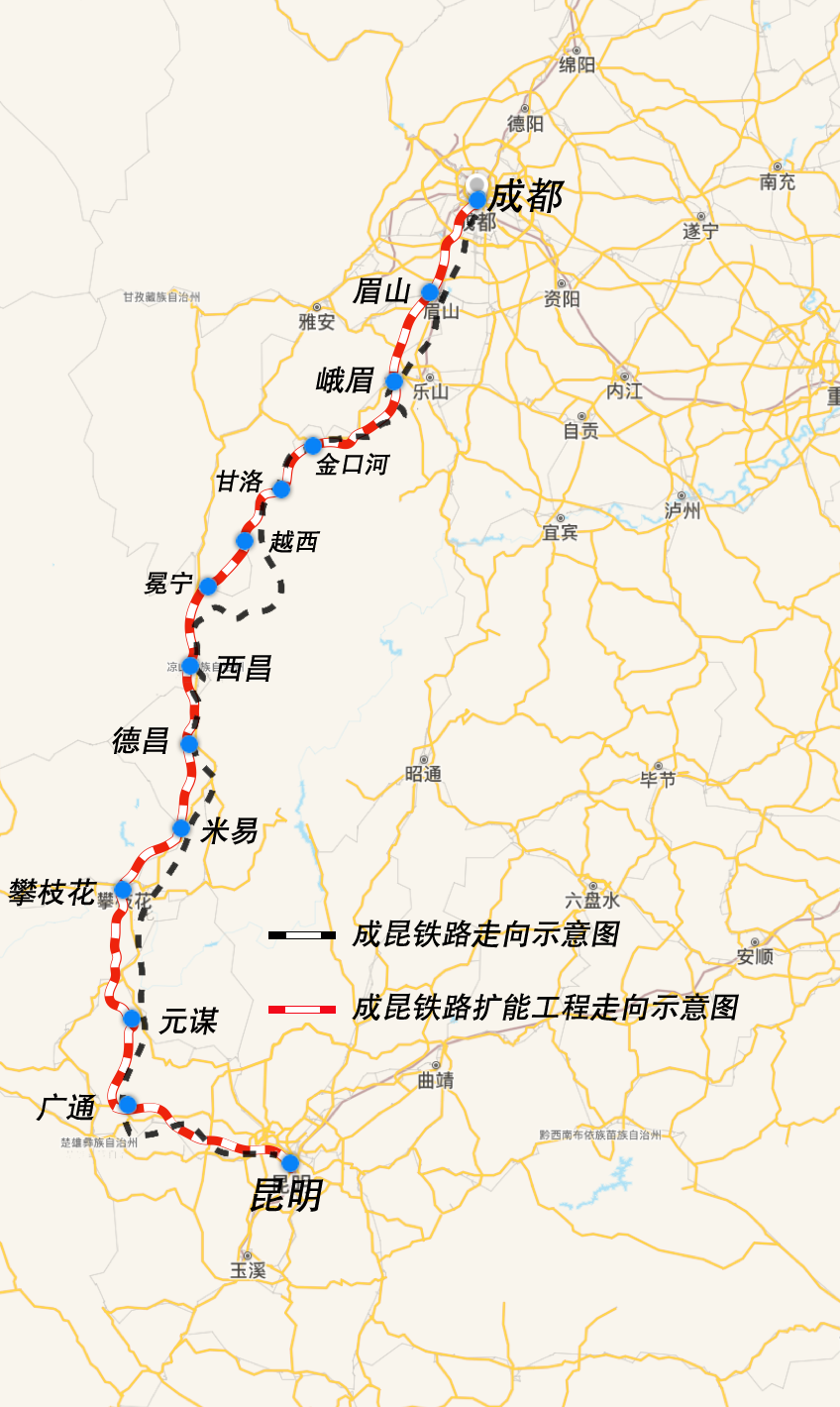 昆深高铁线路图及站点图片