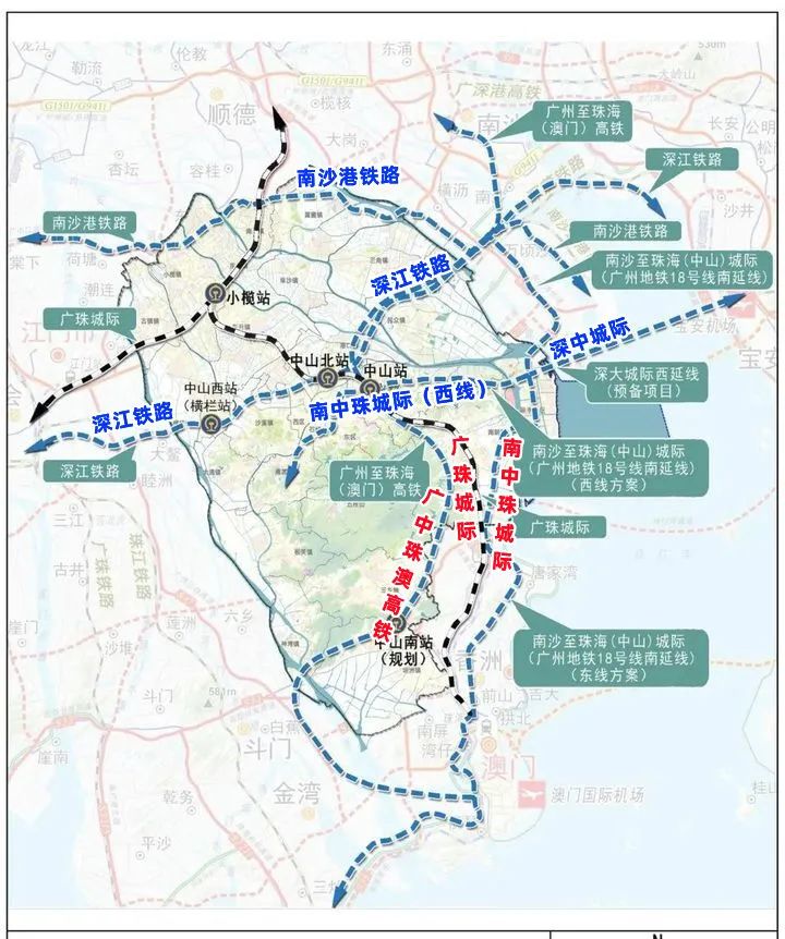 中山市南区高清规划图图片